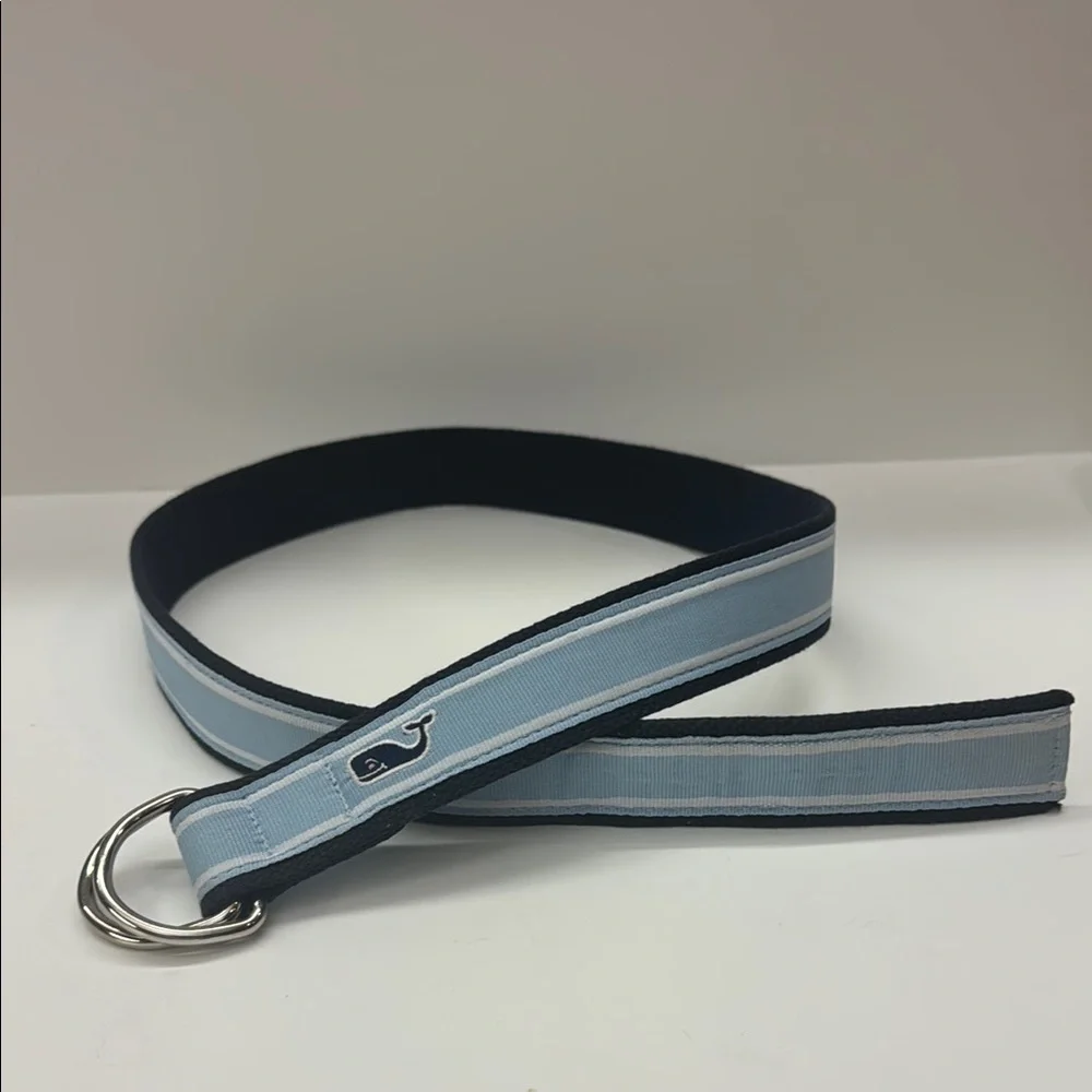 Vineyard Vines Blue and Navy Whale Belt